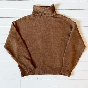 H&M Knit Turtleneck | Rust | SMALL